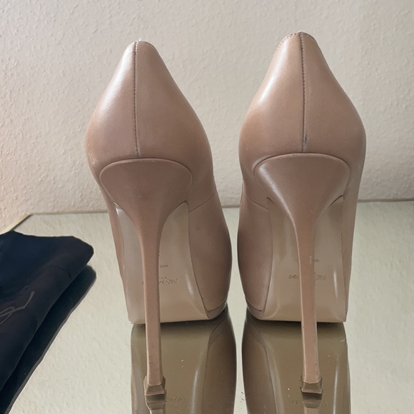 YSL tribtoo Nude Stiletto Heel Size 39 worn once - Picture 4 of 16